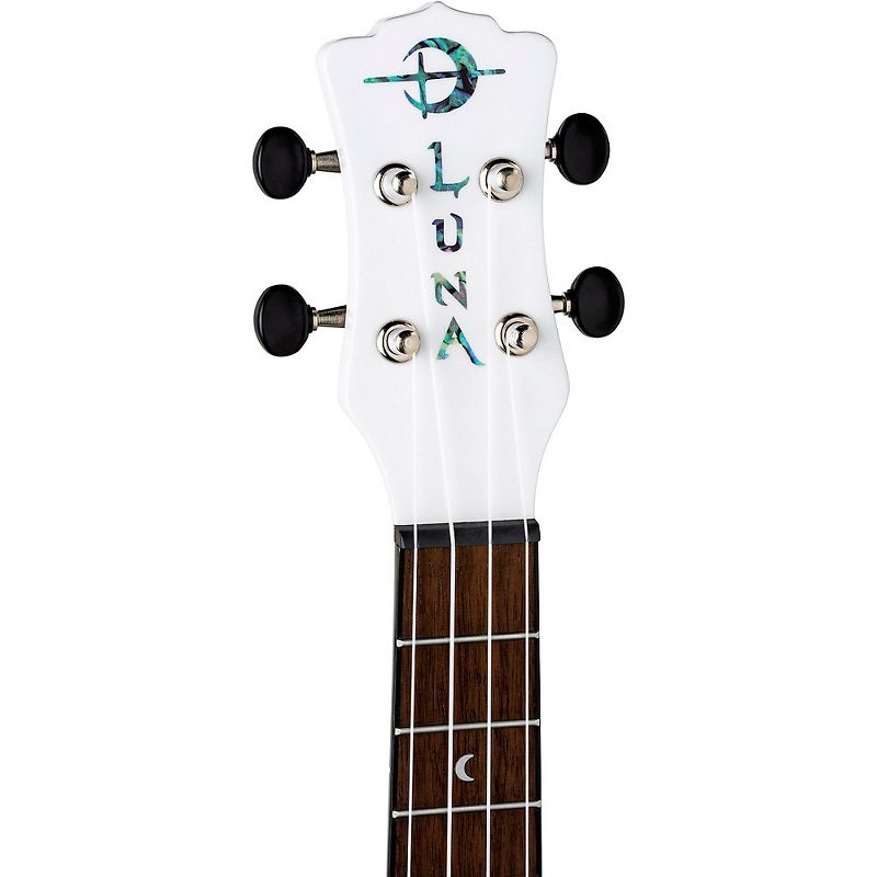 Luna Guitars Hau Snow Tenor Ukulele White