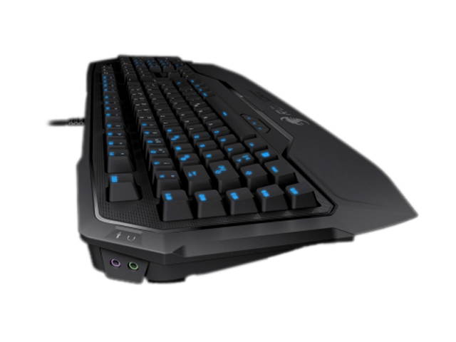 ROCCAT ROC-12-851-BK Ryos MK Pro Mechanical Keyboard with Per-key Illumination - Black Cherry MX Key Switch