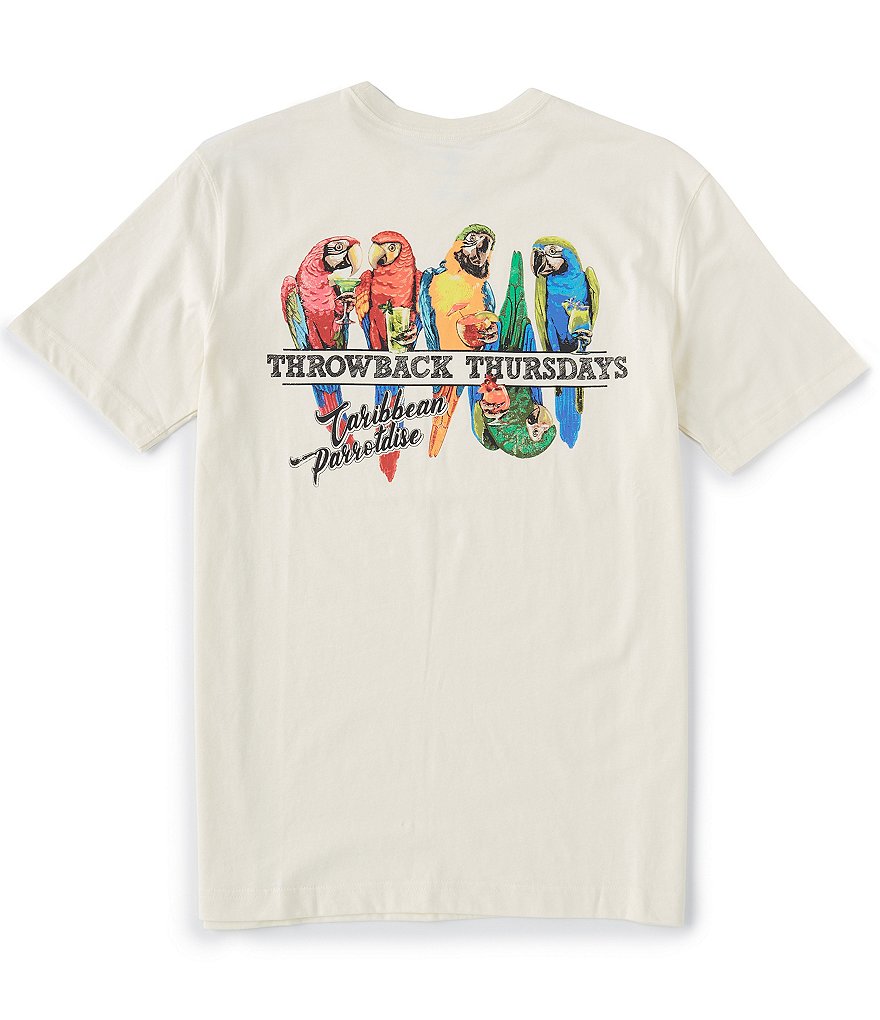 Caribbean Big & Tall Throwback Short-Sleeve Graphic Tee