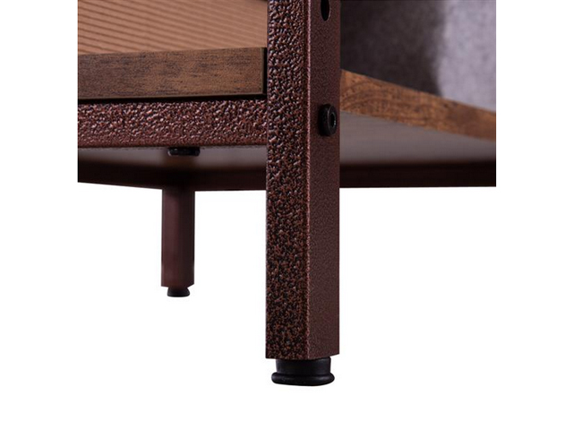 Home Office Computer Desk, 47 inch Sturdy Writing Desk with 2-Tier Storage Shelves, Modern Simple Style PC Desk, for Home, Office, Study Room, Bedroom,GT182