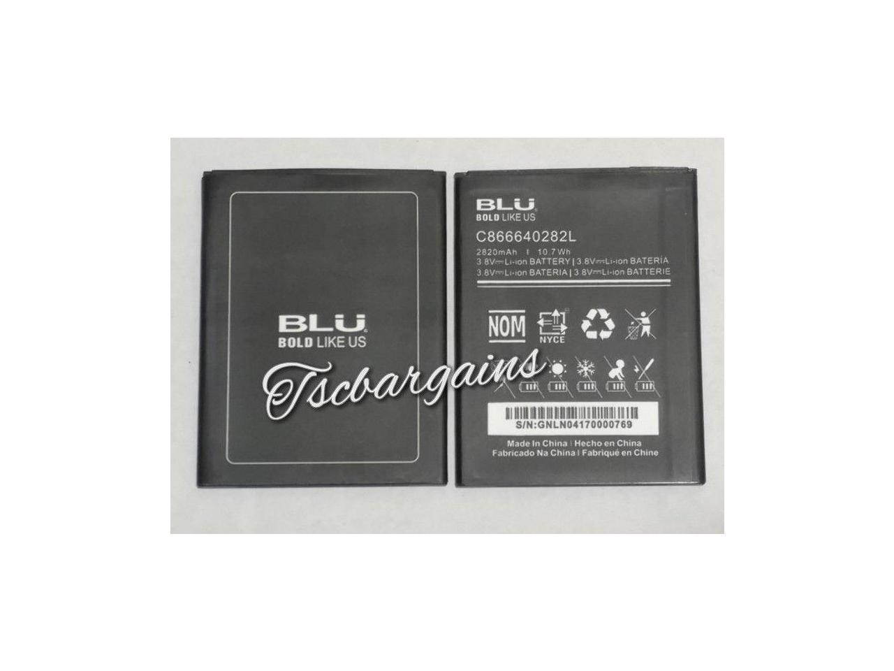 NEW GENUINE BLU LIFE ONE XL X030Q STANDARD Li-ion 2820mAh BATTERY C866640282L