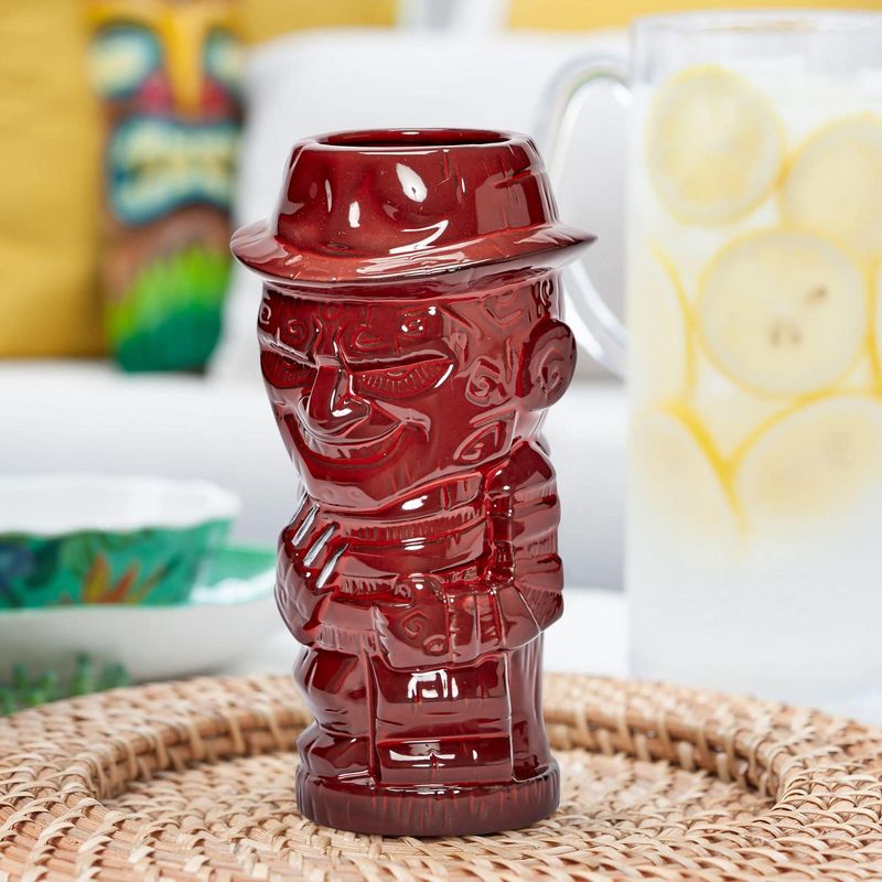 Beeline Creative Geeki Tikis Nightmare On Elm Street Freddy Krueger | Tiki Style Mug | 21 Ounces