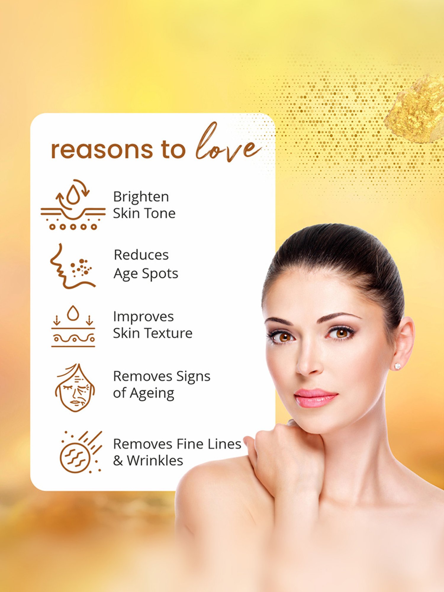 Globus Naturals Radiance Gold Face Serum - 50 ml