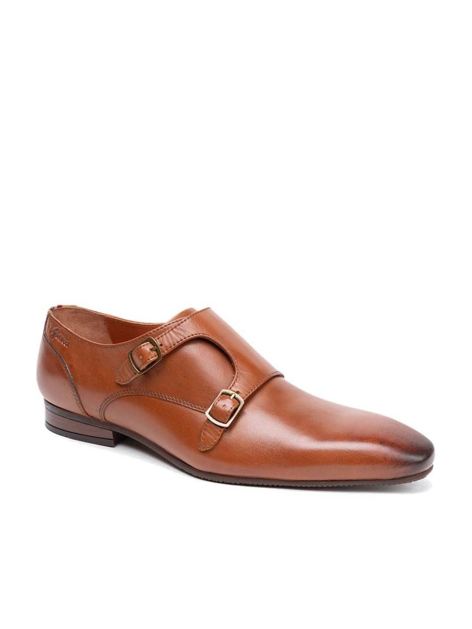 Gabicci Men's Spencer G Tan Monk Shoes