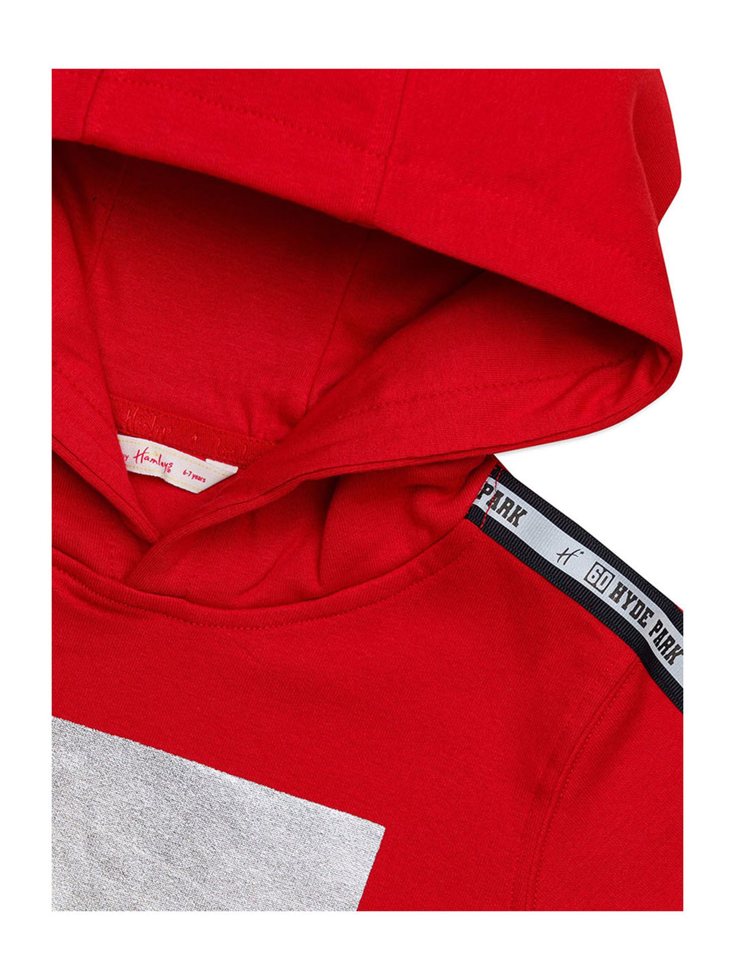 H by Hamleys Boys Red Printed Full Sleeves Sweatshirt