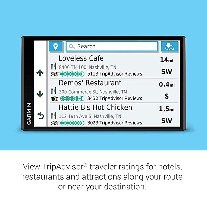 DriveSmart 65, Built-In Voice-Controlled GPS Navigator with 6.95&rdquo; High-Res Display