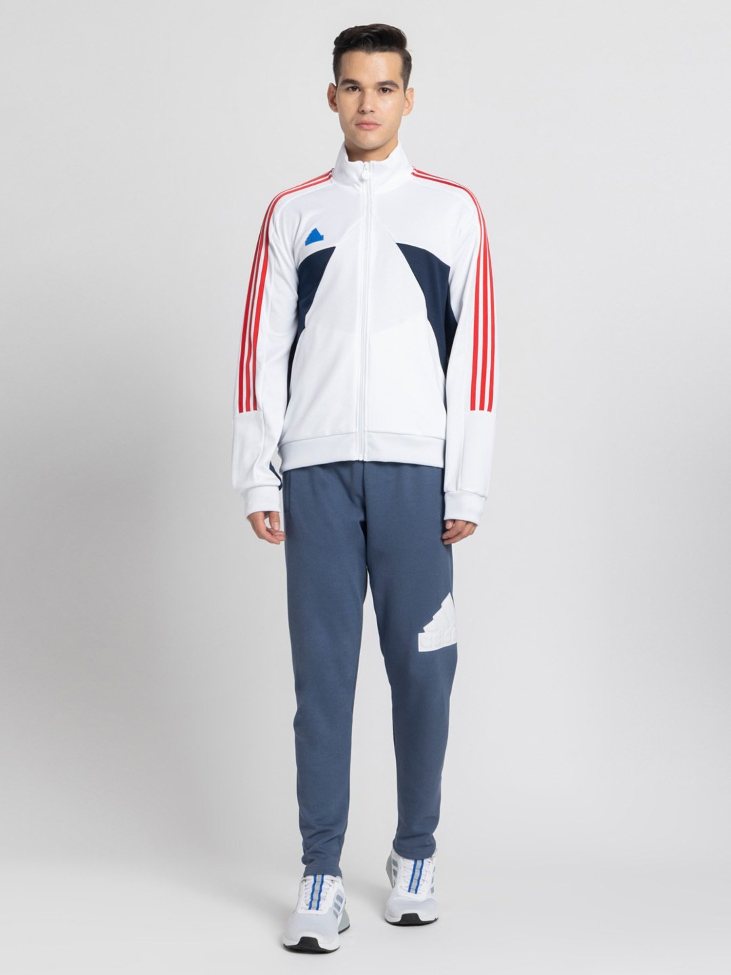Rock.It Blue Regular Fit Printed TrackSuit
