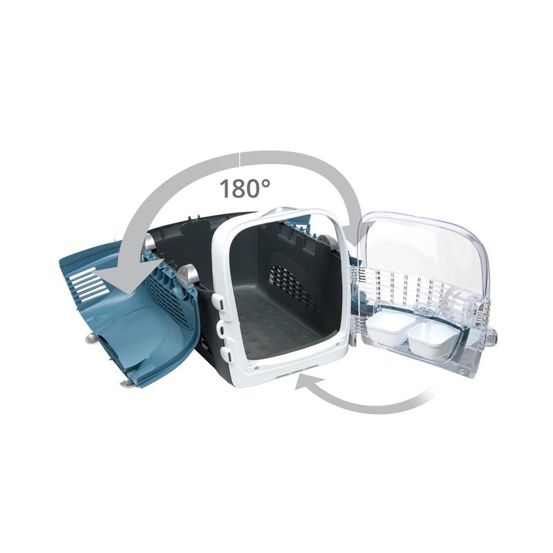 K&H Pet Products 3994 Thermo Outdoor Water Resistant Safe Escape Heated Kitty House with 2 Door Flaps For Feral and Outdoor Cats, Barn Red, Black