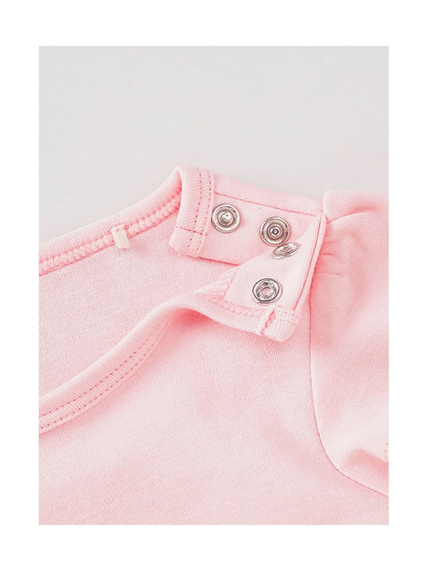 Ed-a-Mamma Baby Pink & Green Printed Bodysuit (Pack Of 2)