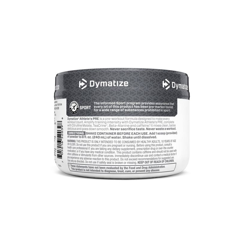 Dymatize Athlete's Pre Workout Dietary Supplements - Fruit Punch - 7.05oz