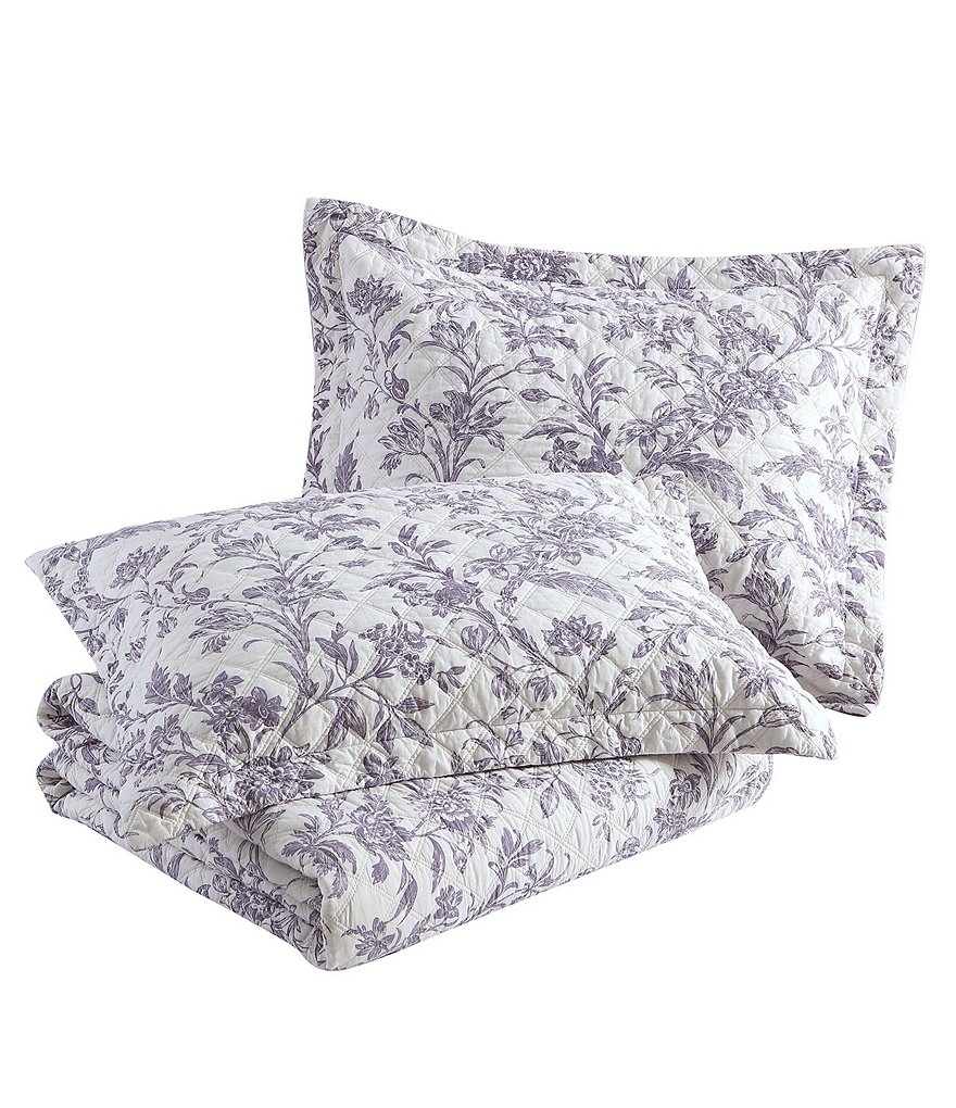 Laura Ashley Delila Floral Quilt Mini Set
