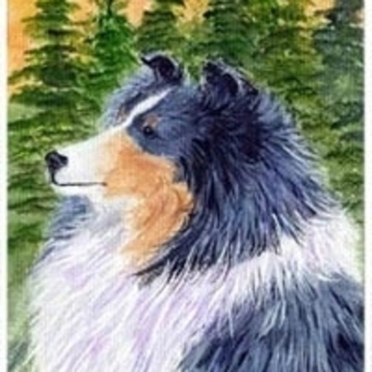 Sheltie Mouse Pad / Hot Pad / Trivet