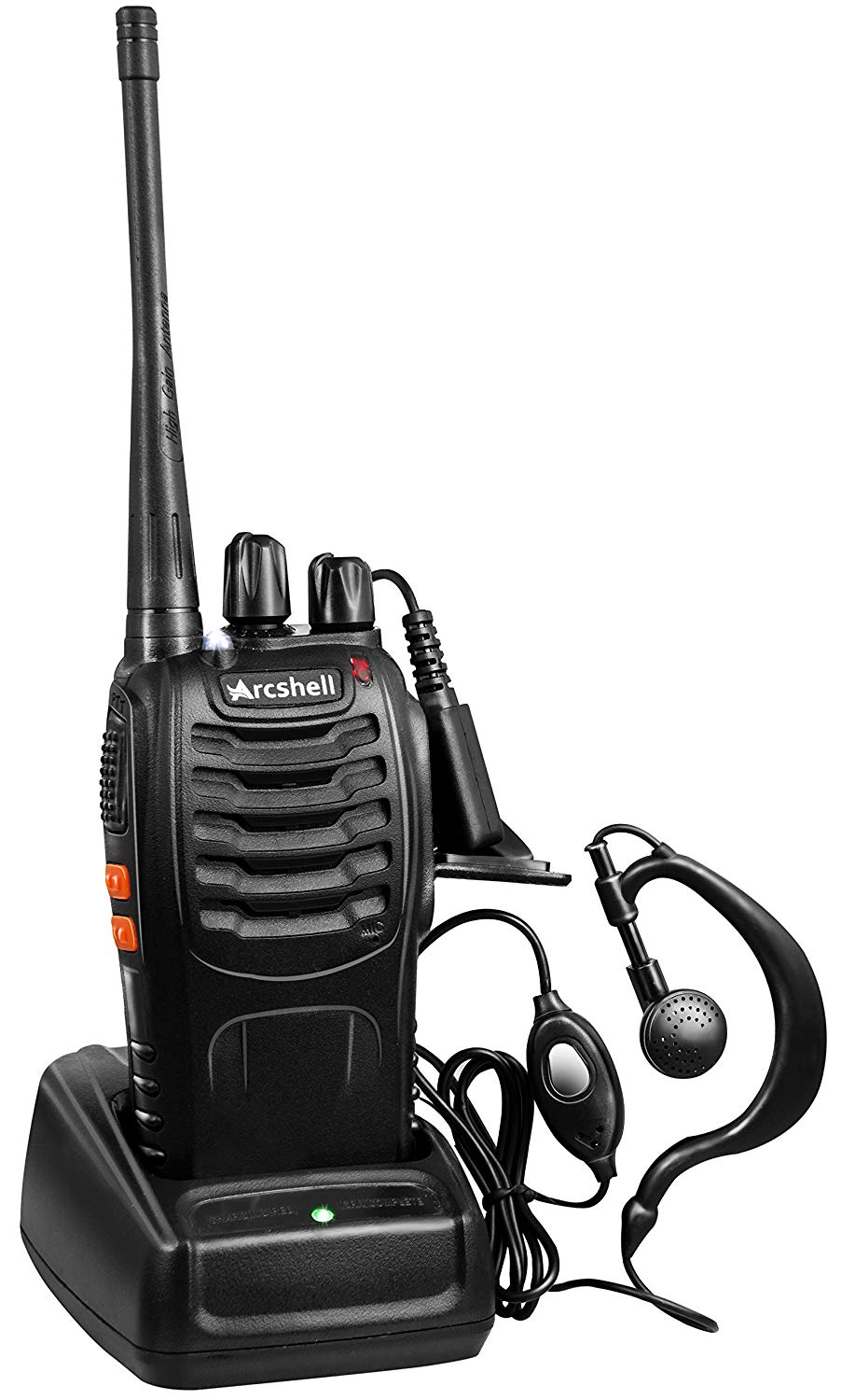 Walkie Talkie Earpiece Boom Mic Overhead Headphone with VOX PTT for Baofeng UV5R BF888S  H777 RT22 RT21 Two Way Radio 1 Pack