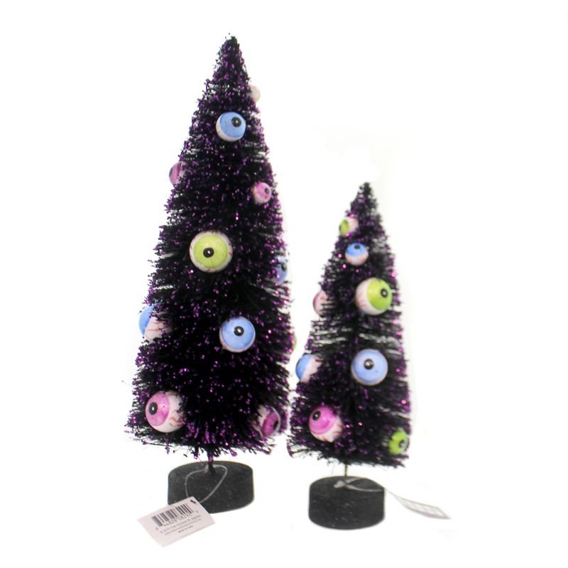 Halloween 13.0" Eyeball Sisal Trees  -  Decorative Figurines