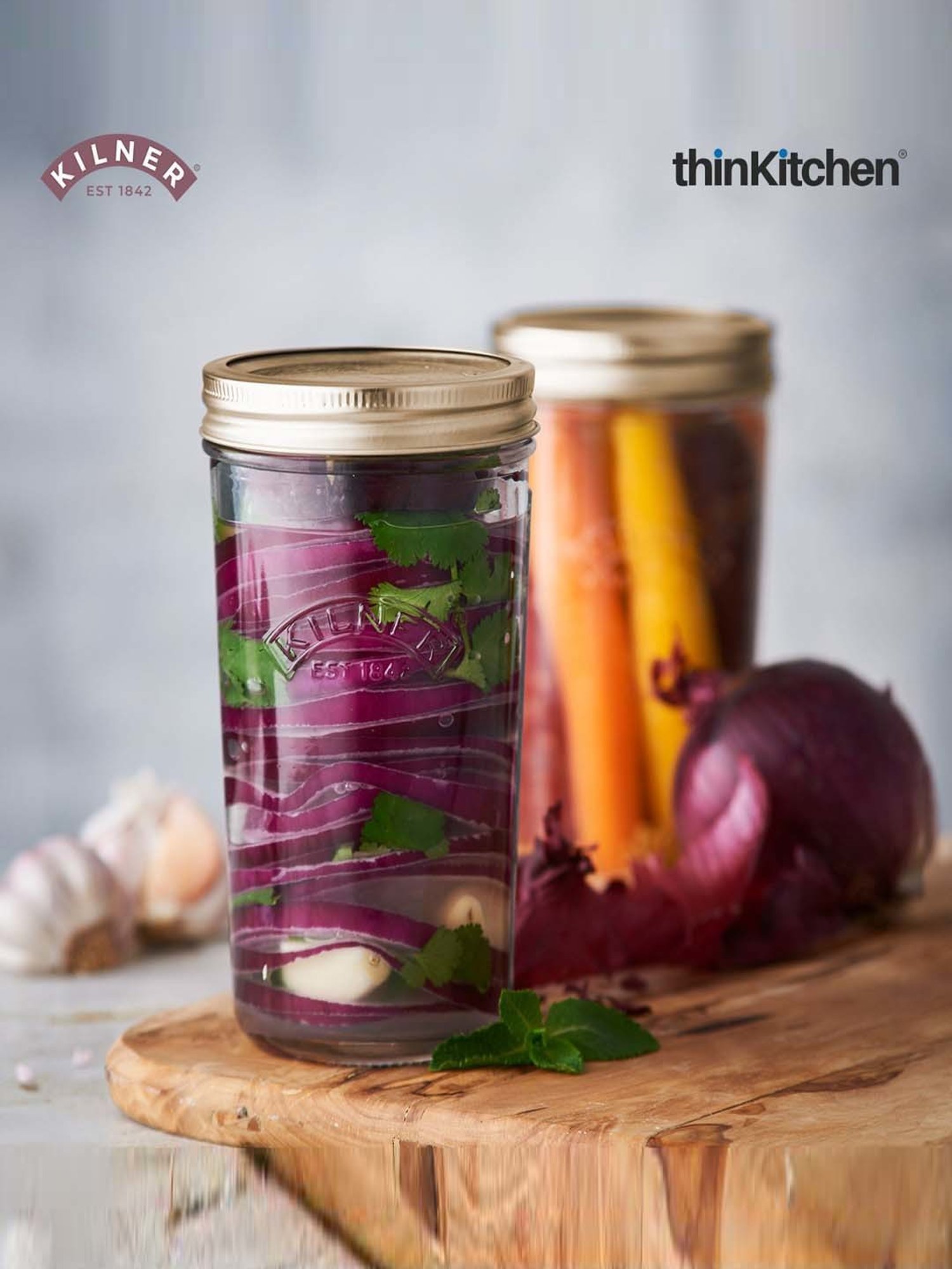 Kilner Transparent Glass Wide Mouth Preserve Jars (0.5 L) - Set of 3