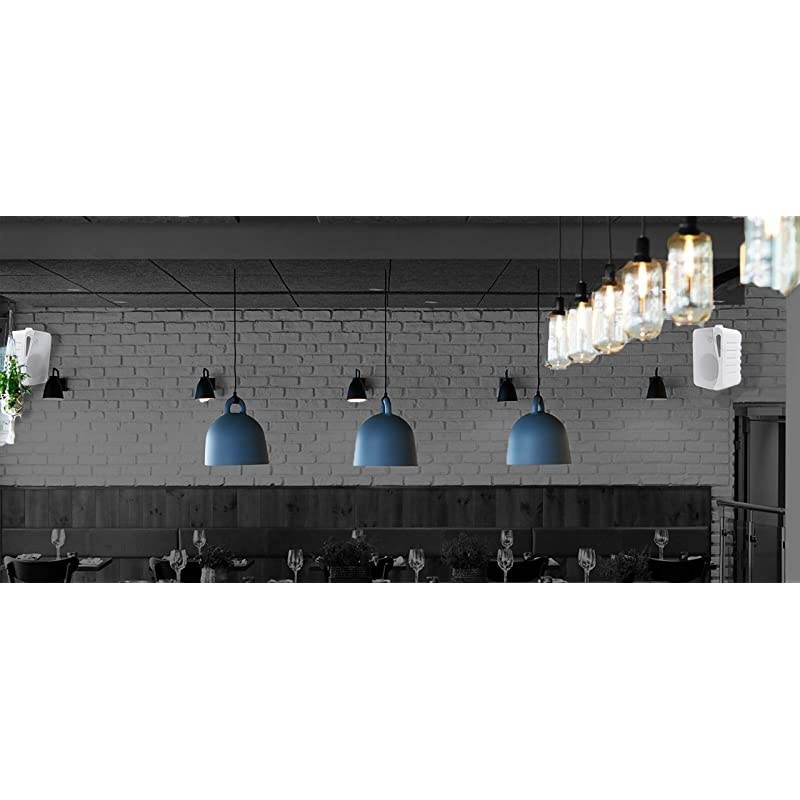 Pair  HP4S-8 4" Outdoor/Indoor Home Theater Speakers w/Swivel Bracket