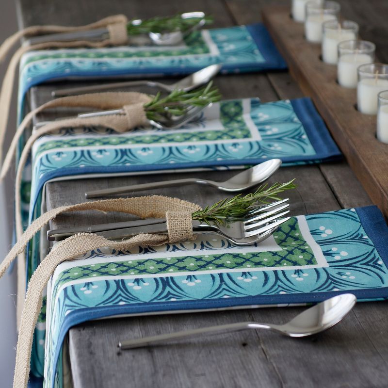 Villeroy & Boch - Casale Blu Cotton Fabric Napkin Set of 4 - 21" x 21"