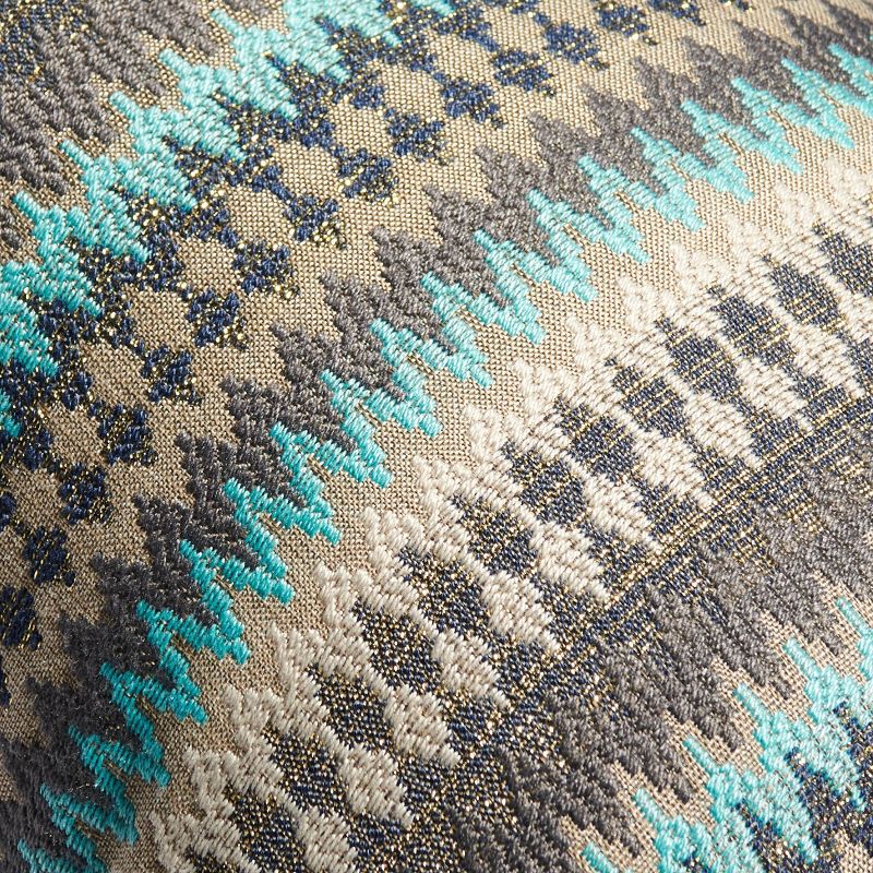 14"x24" Oversized Asward Lumbar Throw Pillow Blue - Sure Fit