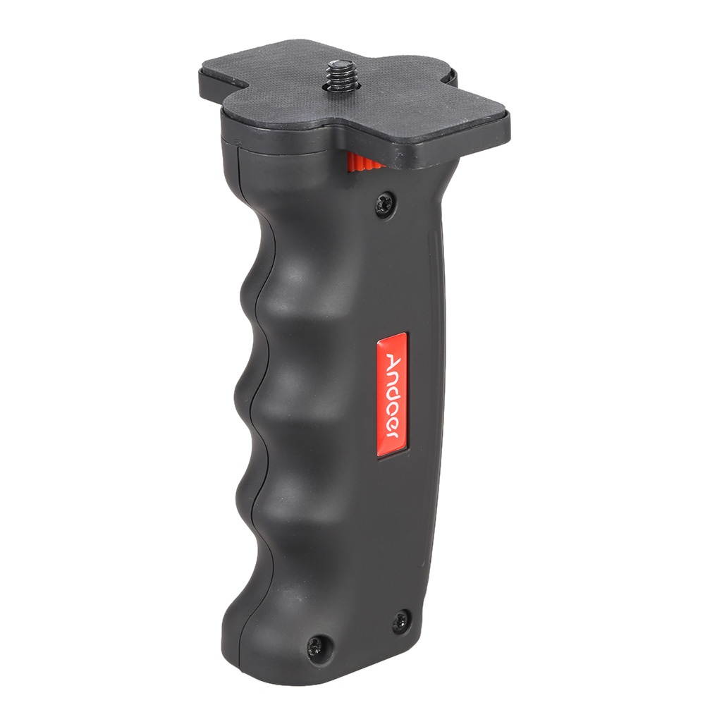 Andoer Cross-shaped Mini Universal Handheld Grip Handheld Stabilizer Holder with 1/4-inch Screw Mounts for Action Camera DV Camera Light Camcorder for Tripod Monopod