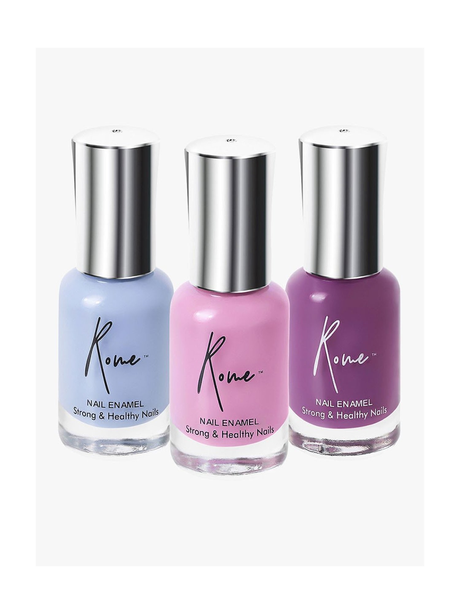 Rome Strong and Healthy Nail Enamel, Set of 3