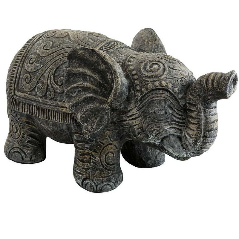 VivaTerra Adorned Outdoor Elephant Statue