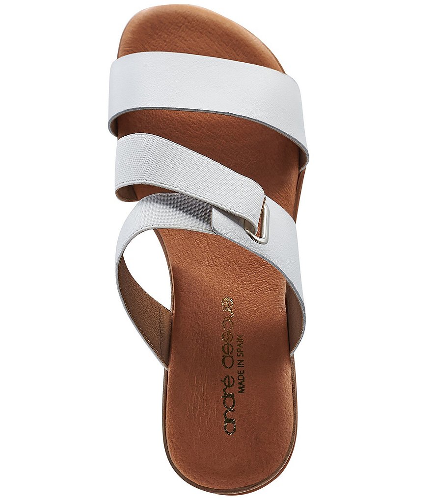Andre Assous Alima Featherweights&trade; Leather Elastic Slide Sandals