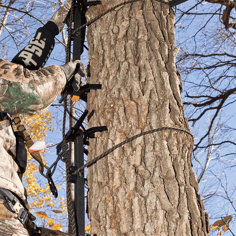 Muddy Outdoors Peg-Pack Series Easy to Install Individual Pro Climbing Sticks with Convenient Rope Cam Attachment System (4 Pack)