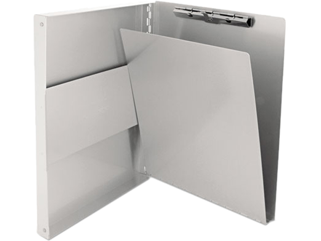 Saunders 10517 Snapak Aluminum Forms Folder, 1/2" Capacity, Holds 8-1/2w x 12h, Silver
