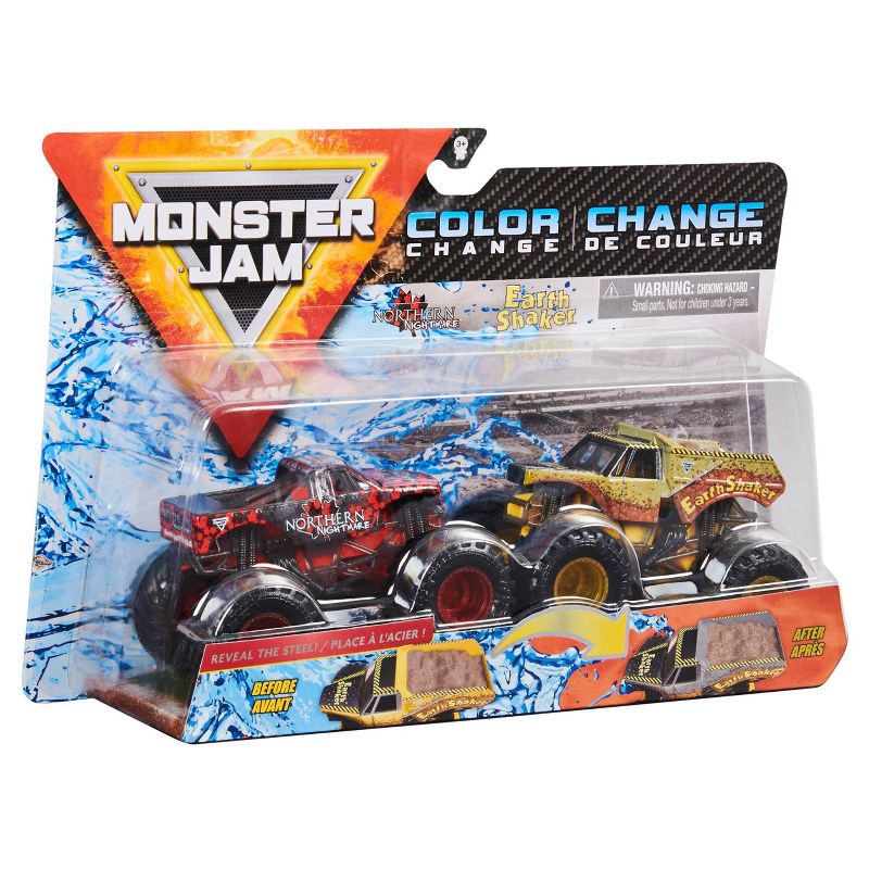 Monster Jam EarthShaker  1:64 Scale - 2pk