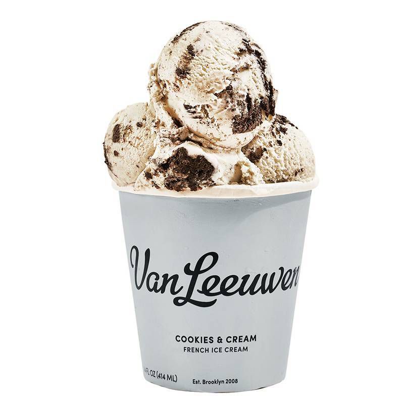 Van Leeuwen Cookies & Cream Ice Cream - 14oz