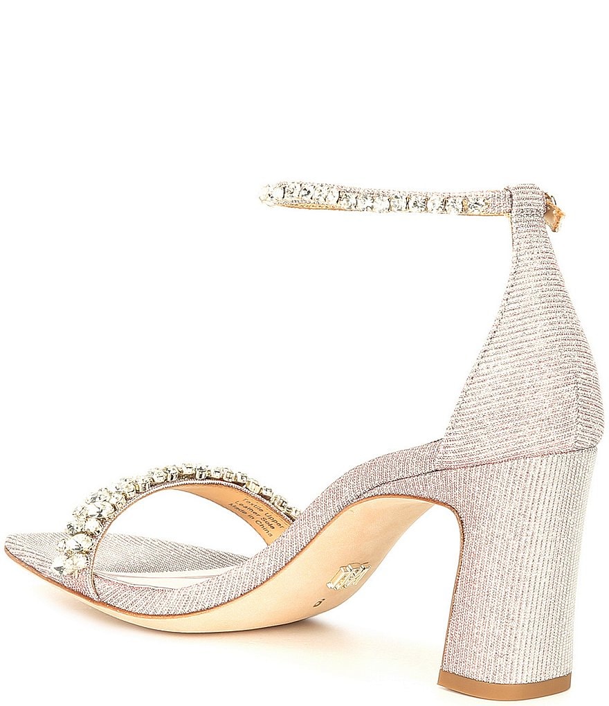 Badgley Mischka Harriet Jewel Embellished Dress Sandals