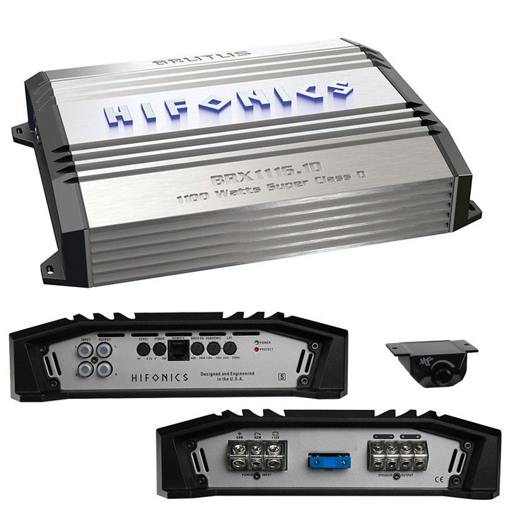 HIFONICS BRX1116.1D Brutus(R) Monoblock Super D-Class(TM) Amp (1,100 Watts)
