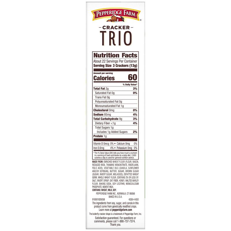 Pepperidge Farm Trio Variety Crackers - 10oz