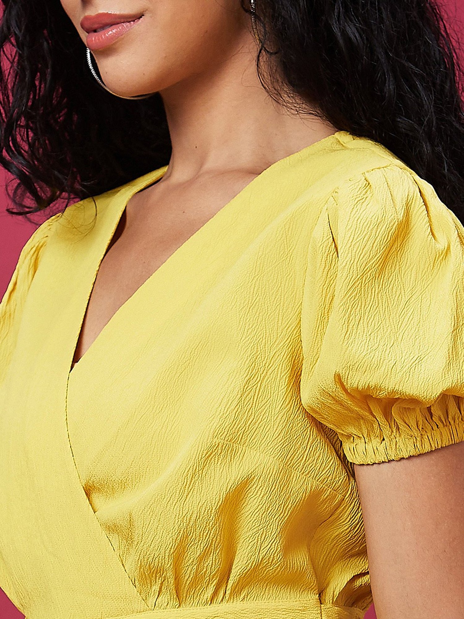 Globus Yellow Maxi Jumpsuit