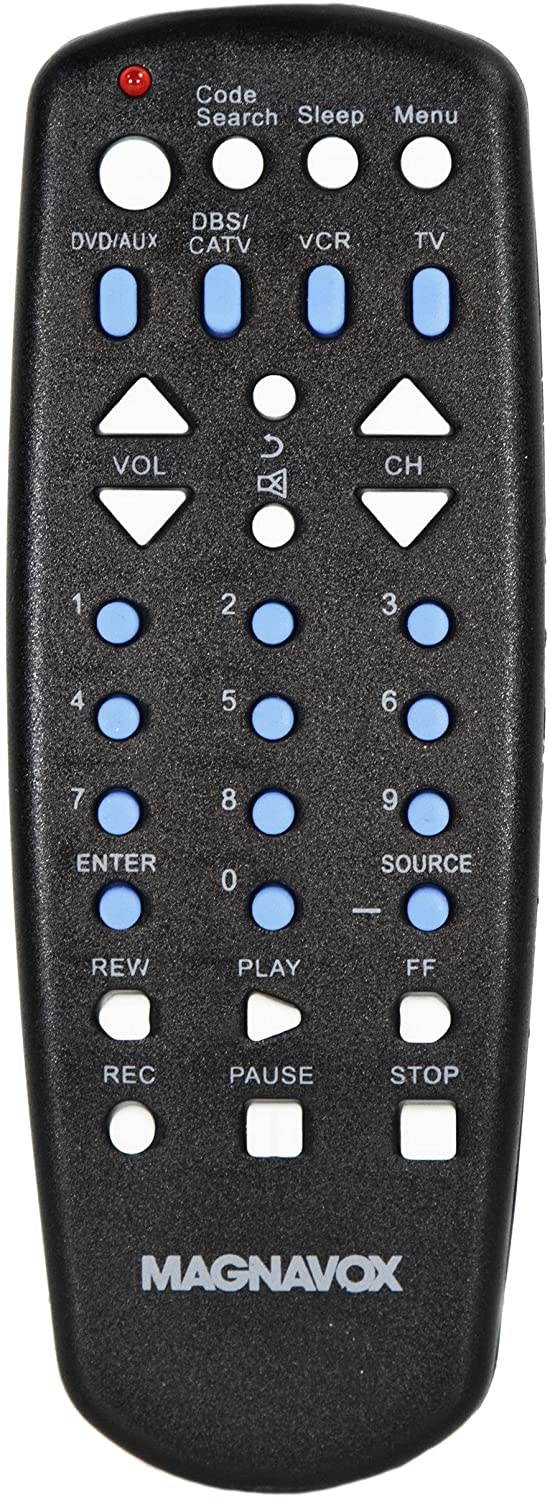 Magnavox MC345 4 in 1 Universal Remote Control | Control Up to 4 Devices with 1 Remote | Works with Most Major Brands | Works with TV, DVD, VCR and Satellite |