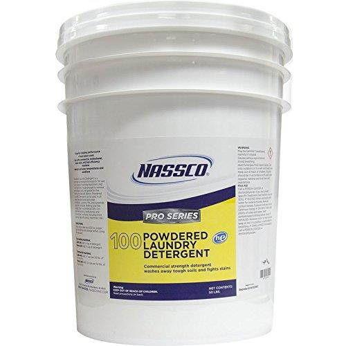Nassco Pro Series 100 Powdered Laundry Detergent, 50 lb Pail
