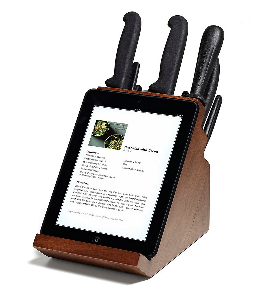 Victorinox Swiss Army 13-Piece Fibrox Pro Swivel Cutlery Block Set