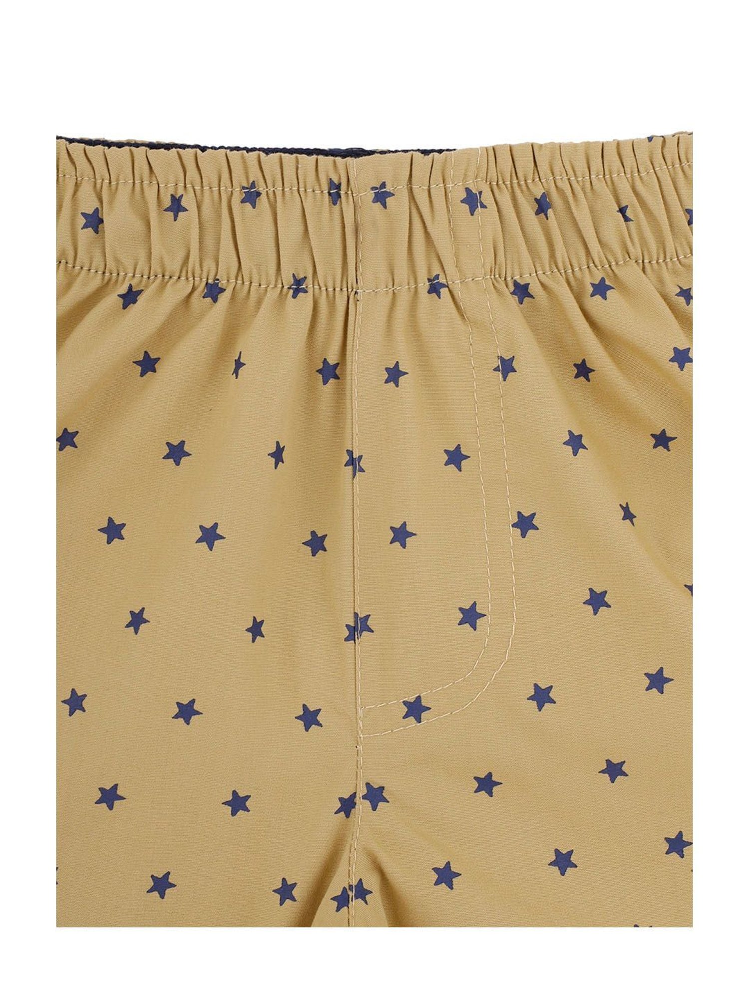 Bodycare Kids Khaki & Olive Printed Shorts (Pack Of 2)