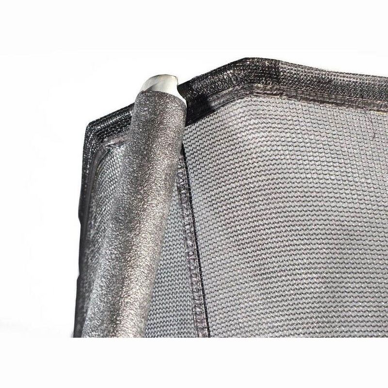 JumpKing 10 Foot Outdoor Trampoline  78sqft & Safety Net Enclosure, Blue JK10VC1