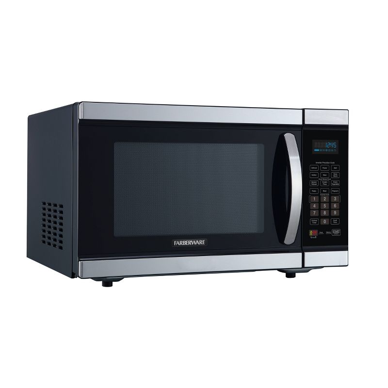 Faberware Gourmet 1.1 cu ft Smart Sensor Microwave Oven with  Inverter Technology - Silver