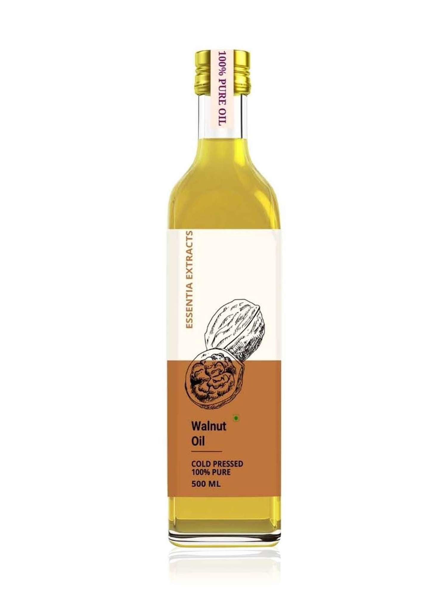 Essentia Extracts Cold-pressed Walnut Oil - 500 ml