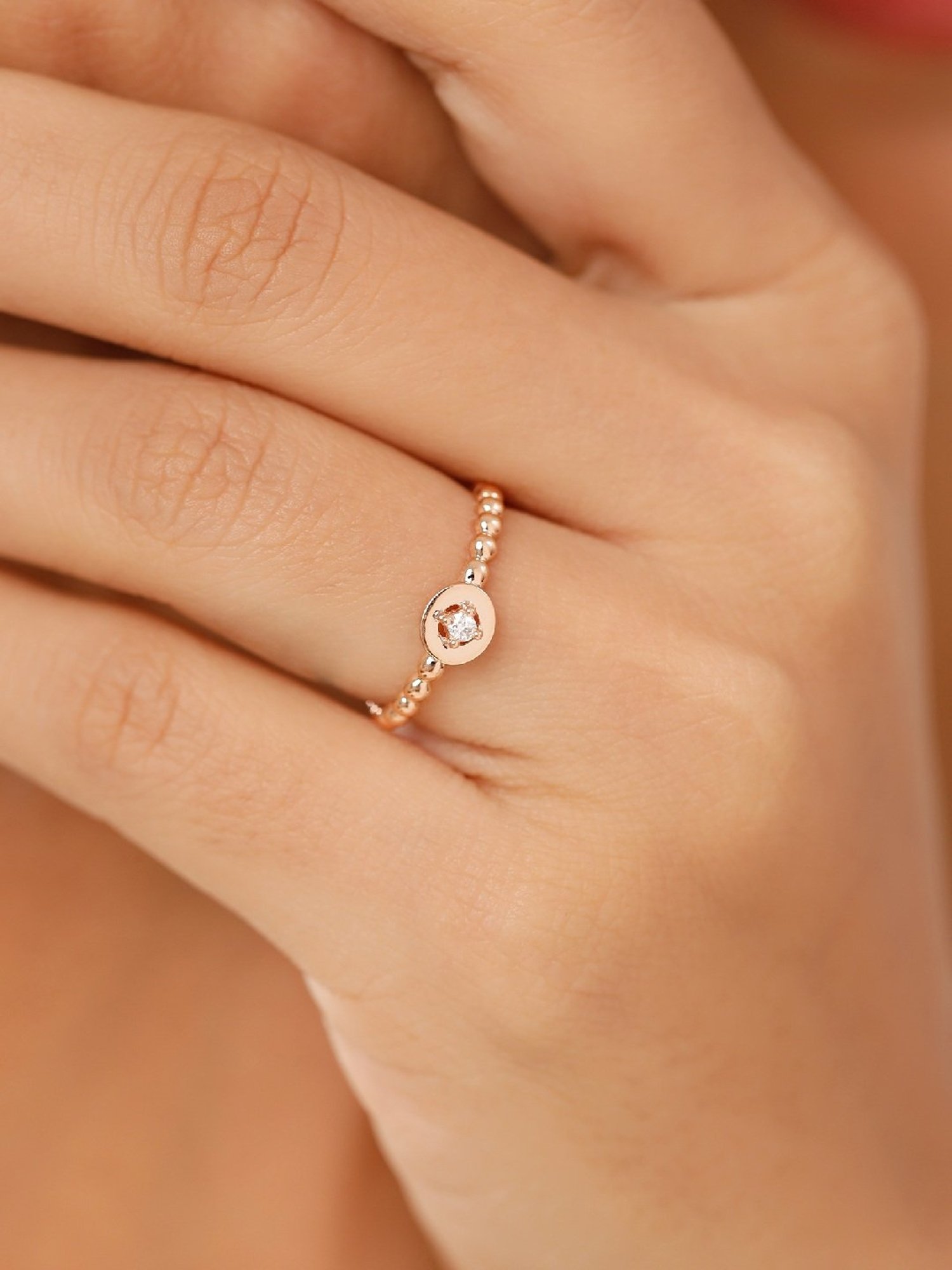 Mia by Tanishq Dazzling Orbit 18k Diamond Ring