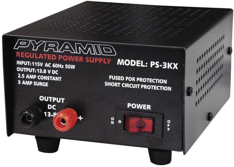 PYRAMID PS3 3-AMP 13.8-VOLT POWER SUPPLY