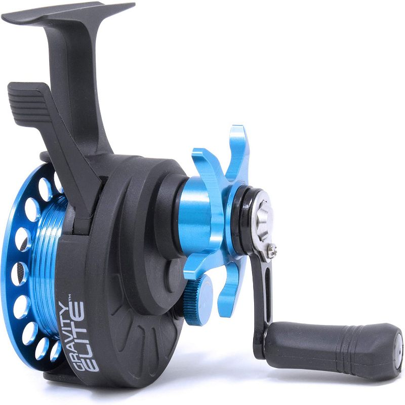 Clam Corporation CLAM-ER-14479 Hybrid Gravity Elite Fishing Reel with Sensitive Anti-Drag Trigger