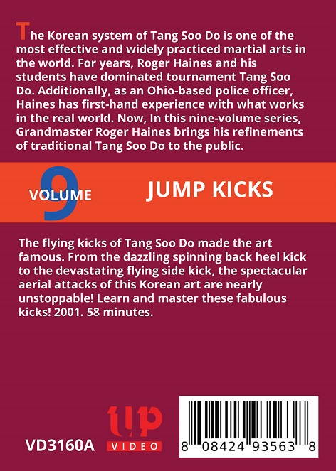 Tang Soo Do & Beyond #9 Jump Kicks Korean Karate DVD Roger Haines