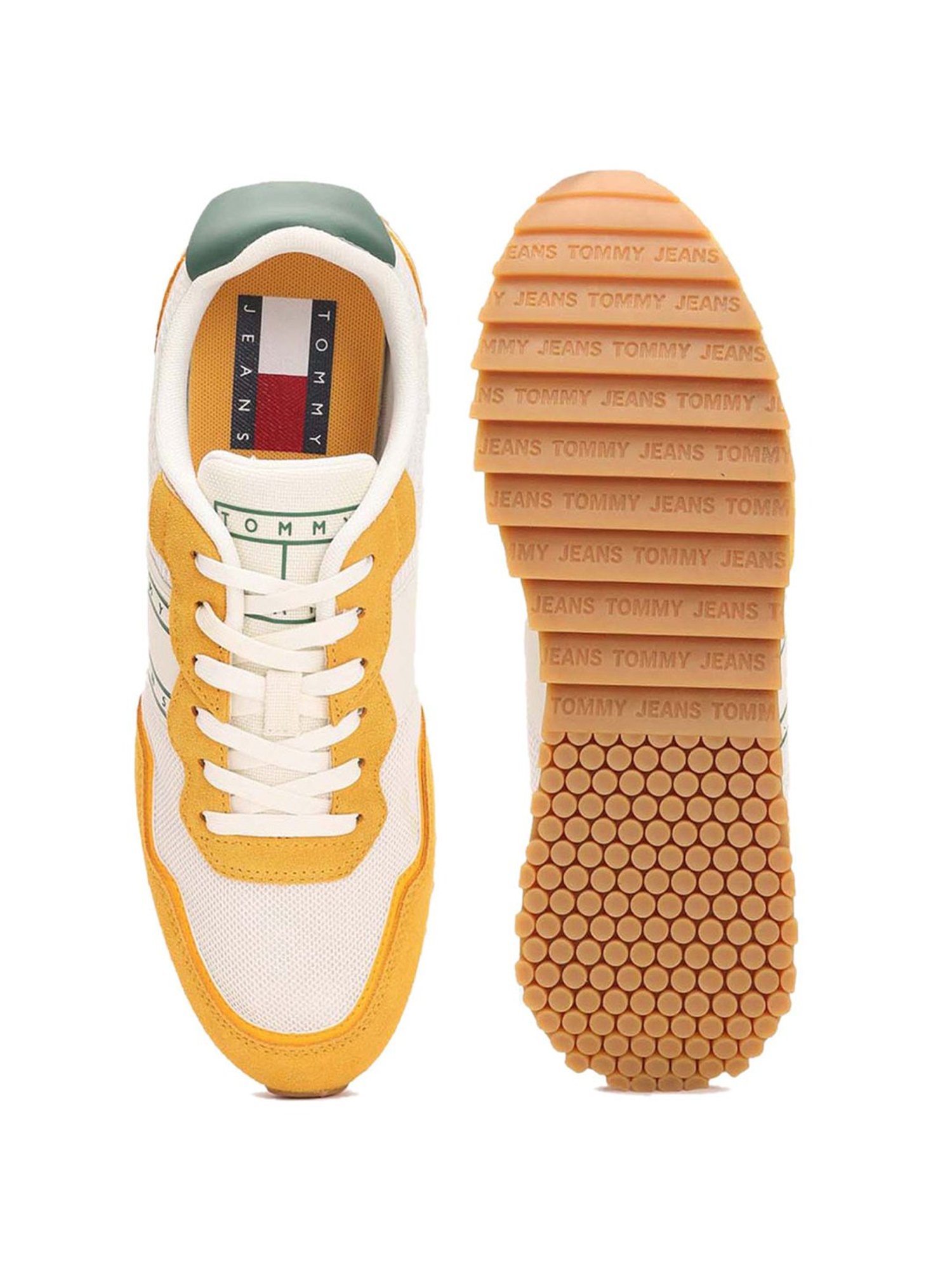 Tommy Hilfiger Men's Yellow Casual Sneakers