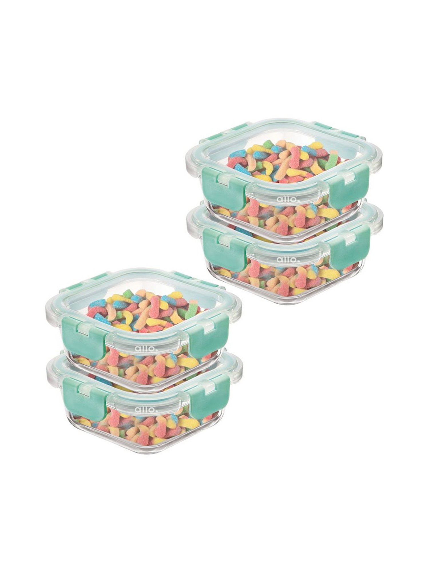 Borosilicate Glass Containers with Lids Microwave Safe Container for Glass Food Storage Containers