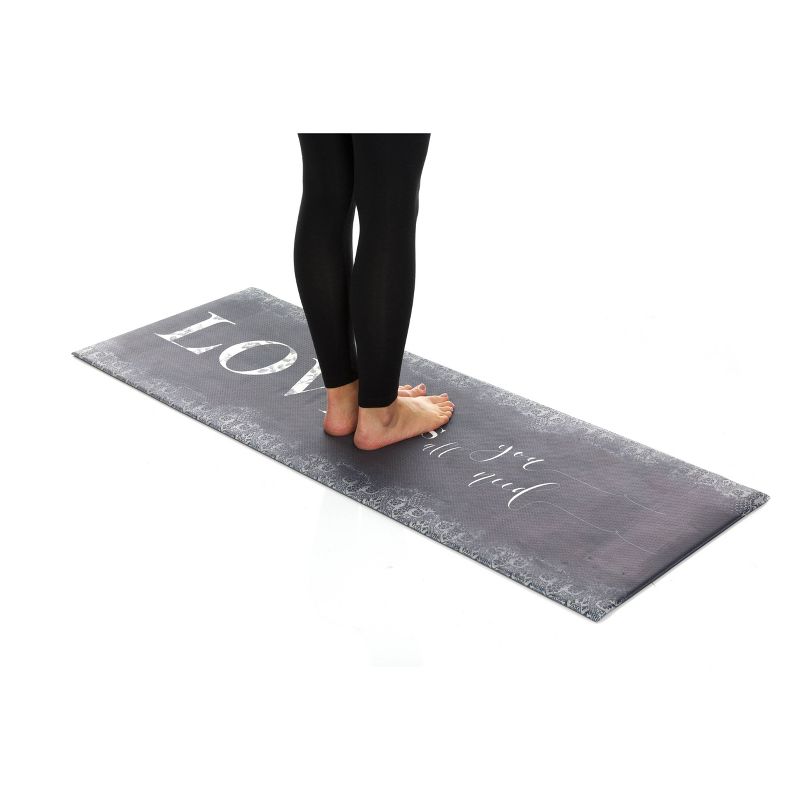 20"x34" Medallion Accent Kitchen Rug Blue - Threshold™