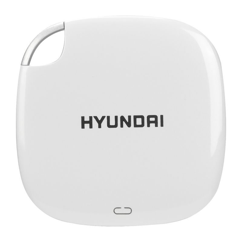Hyundai 256GB Ultra Portable External SSD for PC/Mac/Mobile, USB-C USB 3.1  - White (HTESD250PW)