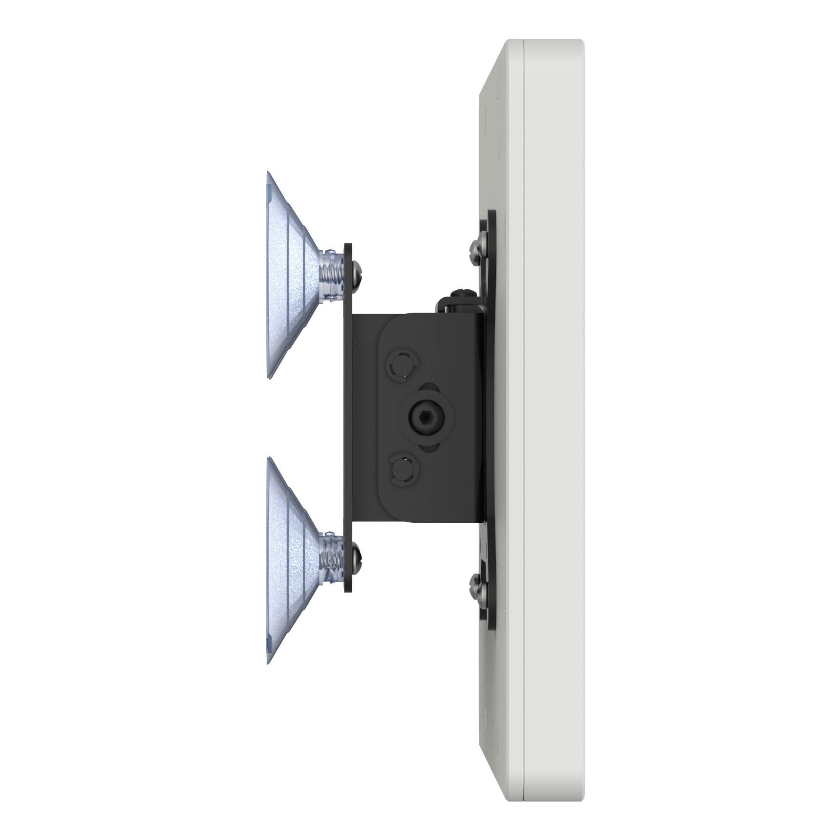 VidaMount Light Grey Enclosure and Tilting Removable Glass Mount [Bundle] compatible with Samsung Galaxy Tab A 10.1 (2016)